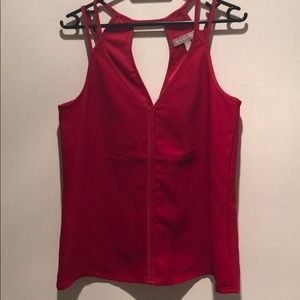 Like new red Banana Republic red top 0P